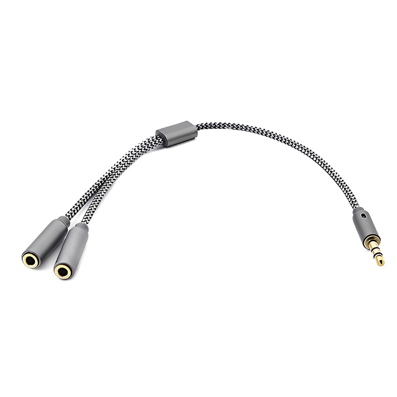 Earphone Splitter Jack - 1 SZT. Rozdzielacz Audio 3.5mm Gniazdo
