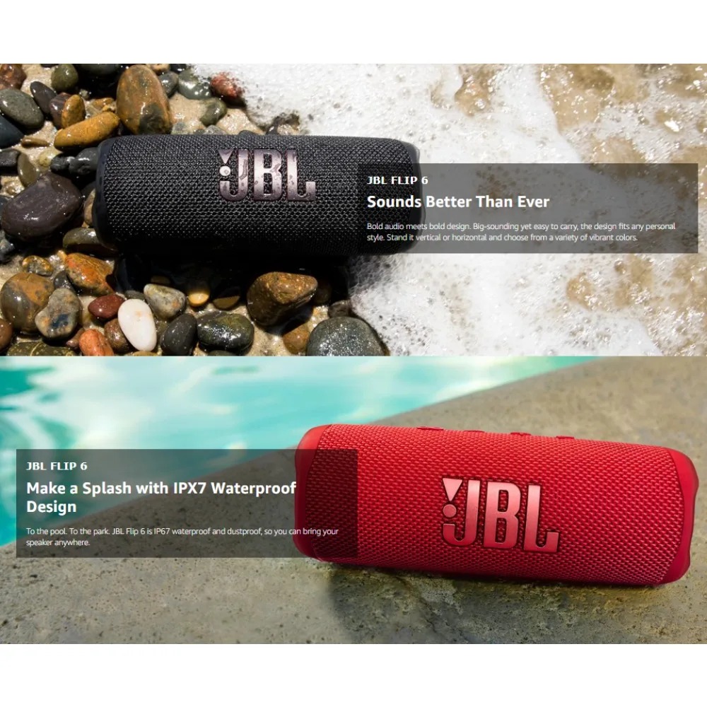 Głośnik Bluetooth JBL FLIP6 z  – Jbl Speaker Flip 6 recenzja i cena