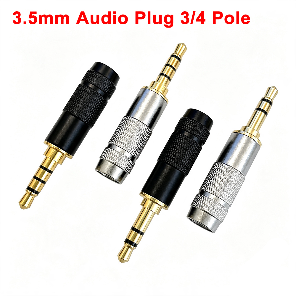 1 szt. Pozłacany wtyk audio 3, – Audiophile Headphone Wired recenzja i cena