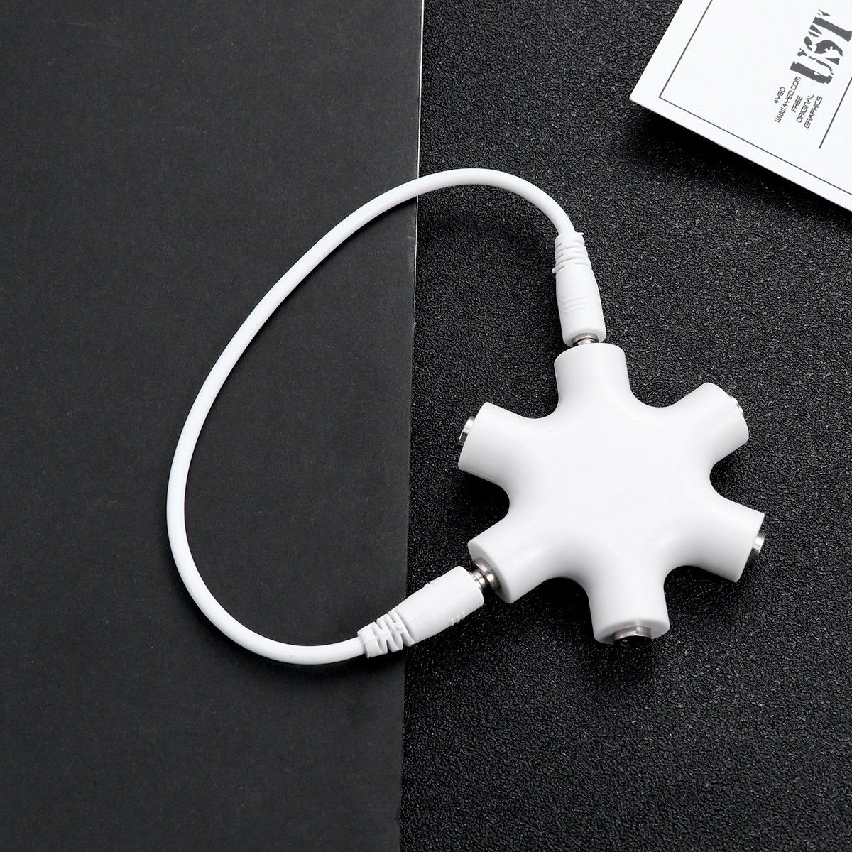Adapter do słuchawek z 5 kanał – Earphone Splitter Jack recenzja i cena